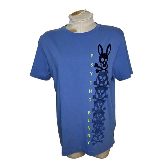 Psycho Bunny Hudson Bunny Logo Tee Bal Harbour Size 4 (S) - Picture 1 of 5